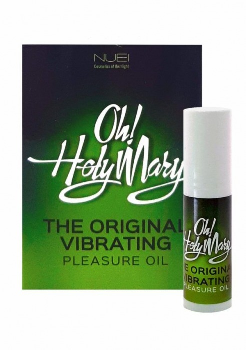Масло унисекс с эффектом вибрации Oh! Holy Mary - 6 мл. - Nuei cosmetics - купить с доставкой в Нижнем Тагиле