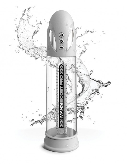Белая вакуумная автоматическая помпа Max Boost Pro Flow - Pipedream - в Нижнем Тагиле купить с доставкой