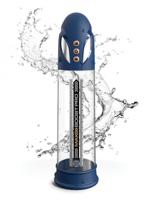 Синяя вакуумная автоматическая помпа Max Boost Pro Flow - Pipedream - в Нижнем Тагиле купить с доставкой