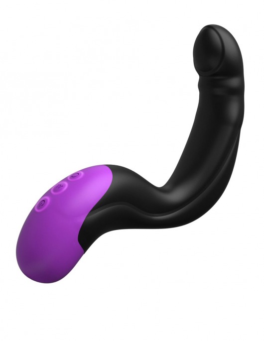 Черно-фиолетовый вибромассажёр простаты Hyper-Pulse P-Spot Massager - Pipedream - в Нижнем Тагиле купить с доставкой