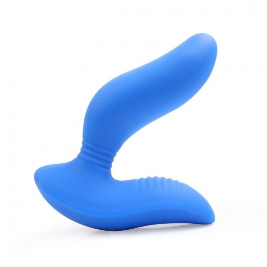 Синий вибромассажер простаты 3,5’’ Curve P-spot Massager - 12 см. - Erokay - в Нижнем Тагиле купить с доставкой