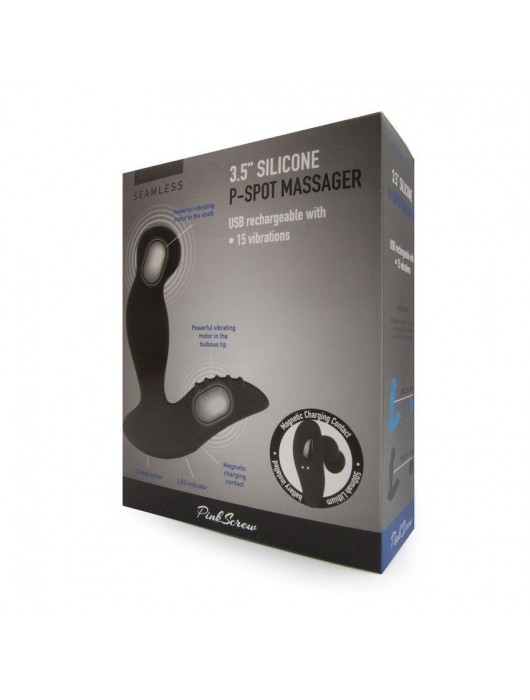 Черный вибромассажер простаты 3,5’’ P-spot Massager - 12,5 см. - Erokay - в Нижнем Тагиле купить с доставкой