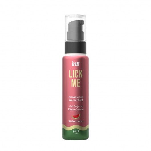Гель Lick Me с согревающим эффектом и ароматом арбуза - 50 мл. - INTT - купить с доставкой в Нижнем Тагиле