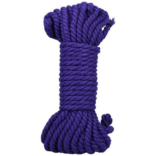 Фиолетовая верёвка для связывания и фиксации Bind Tie - 9,14 м. - Doc Johnson - купить с доставкой в Нижнем Тагиле