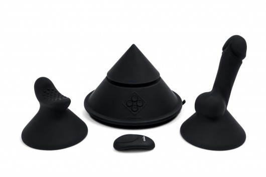 Конусный вибромассажер Cowgirl Cone с 2 насадками - CowGirl - купить с доставкой в Нижнем Тагиле