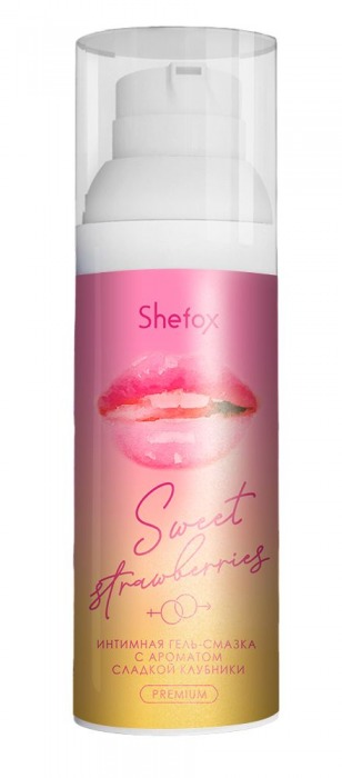 Интимная гель-смазка Shefox Premium «Сладкая клубника» - 50 мл. - Shefox - купить с доставкой в Нижнем Тагиле
