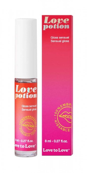 Возбуждающий блеск для губ Love Potion - 8 мл. - Love to Love - купить с доставкой в Нижнем Тагиле