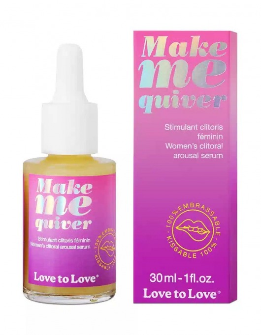 Возбуждающие капли для клитора Make Me Quiver - 30 мл. - Love to Love - купить с доставкой в Нижнем Тагиле
