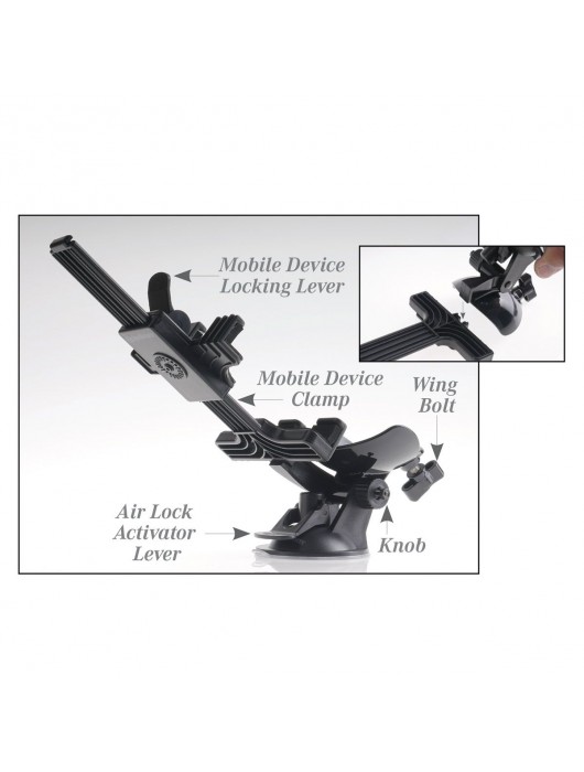 Перезаряжаемый мастурбатор-вагина с держателем для мобильных устройств Extreme Toyz Me - Pipedream - в Нижнем Тагиле купить с доставкой