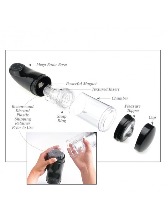 Перезаряжаемый мастурбатор-вагина с держателем для мобильных устройств Extreme Toyz Me - Pipedream - в Нижнем Тагиле купить с доставкой