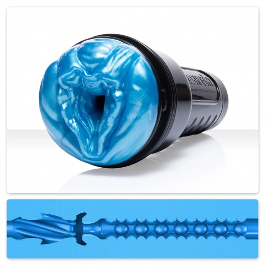 Мастурбатор-вагина Fleshlight Freaks Alien Blue Metallic - Fleshlight - в Нижнем Тагиле купить с доставкой