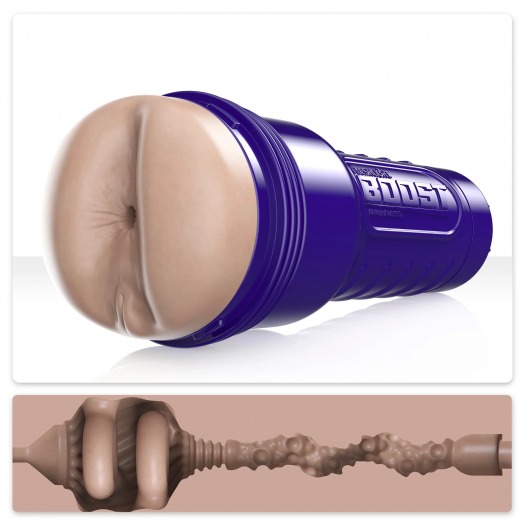 Телесный мастурбатор-анус Fleshlight Boost Blast Female - Fleshlight - в Нижнем Тагиле купить с доставкой