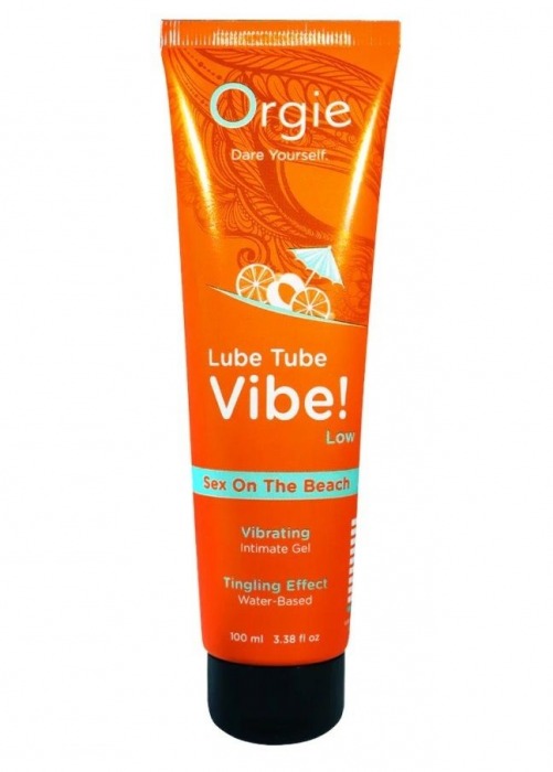 Гель с эффектом вибрации Lube Tube Vibe Low Sex On The Beach - 100 мл. - ORGIE - купить с доставкой в Нижнем Тагиле