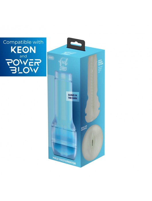 Люминесцентный мастурбатор-вагина FeelGlow Stroker - Kiiroo - в Нижнем Тагиле купить с доставкой