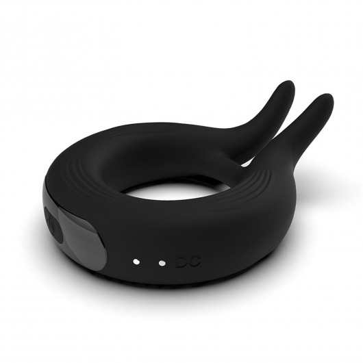 Черное эрекционное кольцо Marry Me Rechargeable Vibrating Cockring - Adrien Lastic - в Нижнем Тагиле купить с доставкой