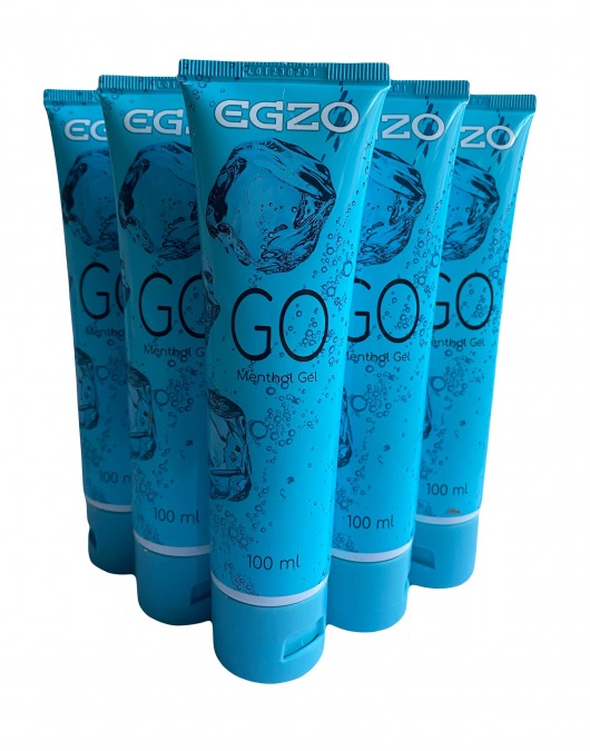 Набор из 5 пролонгирующих лубрикантов на водной основе Egzo Go (по 100 мл.) - EGZO - купить с доставкой в Нижнем Тагиле
