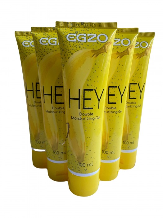 Набор из 5 анальных лубрикантов на водной основе Egzo Hey (по 100 мл.) - EGZO - купить с доставкой в Нижнем Тагиле