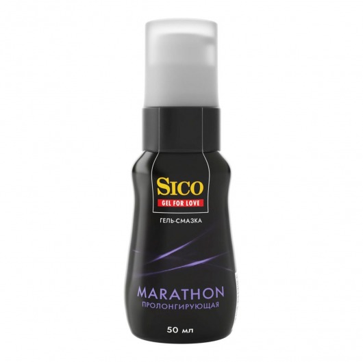 Пролонгирующая гель-смазка Sico Marathon - 50 мл. - Sico - купить с доставкой в Нижнем Тагиле