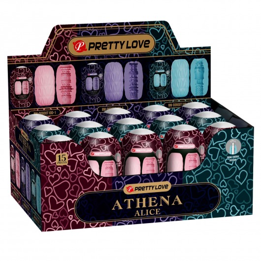 Набор из 15 мастурбаторов Athena Alice - Baile - в Нижнем Тагиле купить с доставкой