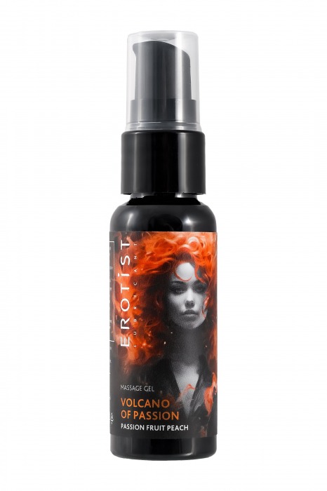 Гель с эффектом вибрации Volcano Of Passion со вкусом персика и маракуйи - 25 мл. - Erotist Lubricants - купить с доставкой в Нижнем Тагиле