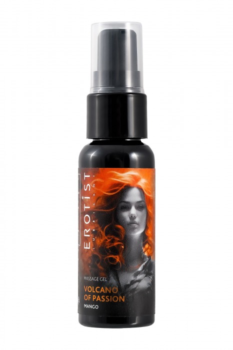 Гель с эффектом вибрации Volcano Of Passion со вкусом манго - 25 мл. - Erotist Lubricants - купить с доставкой в Нижнем Тагиле