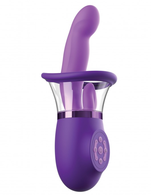 Фиолетовая помпа-вибратор Ultimate Pleasure Pro Plus - Pipedream