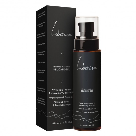 Интимный гель с экстрактами нони, нима и клубники Luberium Delicate Waterbased - 100 мл. - Luberium - купить с доставкой в Нижнем Тагиле