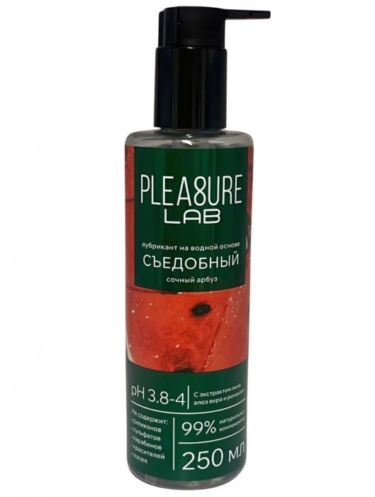 Лубрикант на водной основе Pleasure Lab с ароматом арбуза - 250 мл. - Pleasure Lab - купить с доставкой в Нижнем Тагиле