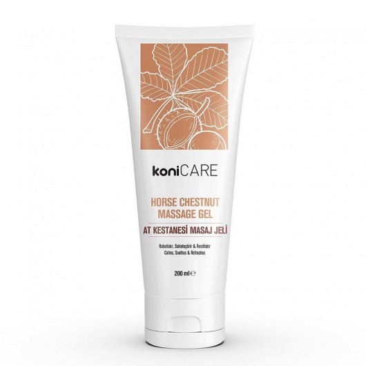 Расслабляющий массажный гель Konicare Horse Chestnut Massage Gel - 200 мл. - KoniCARE - купить с доставкой в Нижнем Тагиле