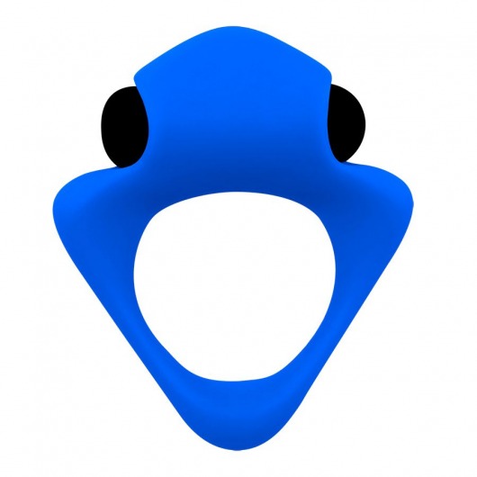 Синее эрекционное кольцо Wooomy Tribeс с вибрацией - Adrien Lastic - в Нижнем Тагиле купить с доставкой