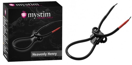 Эрекционное лассо для электростимуляции HEAVENLY HENRY - MyStim - купить с доставкой в Нижнем Тагиле