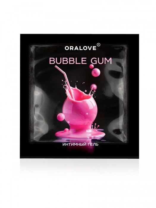 Саше съедобной оральной смазки OraLove с ароматом бабл-гам - 3 гр. - Биоритм - купить с доставкой в Нижнем Тагиле