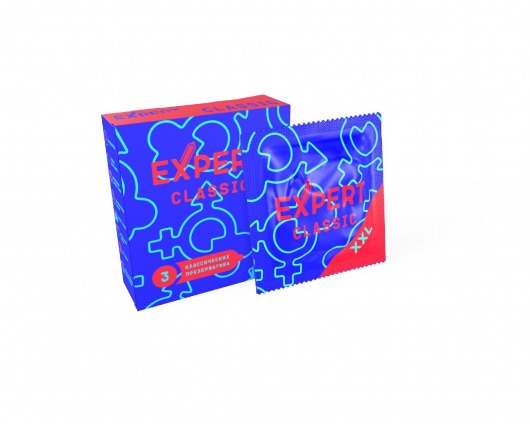 Презервативы увеличенного размера Expert Classic XXL - 3 шт. - Expert - купить с доставкой в Нижнем Тагиле