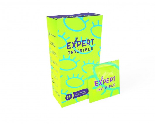 Ультратонкие презервативы Expert Invisible - 15 шт. - Expert - купить с доставкой в Нижнем Тагиле