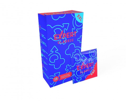 Презервативы увеличенного размера Expert Classic XXL - 15 шт. - Expert - купить с доставкой в Нижнем Тагиле