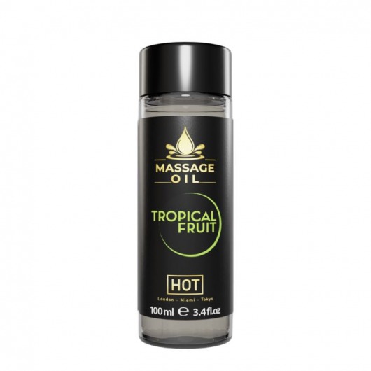 Массажное масло c ароматом тропических фруктов Massage Oil - 100 мл. - HOT - купить с доставкой в Нижнем Тагиле