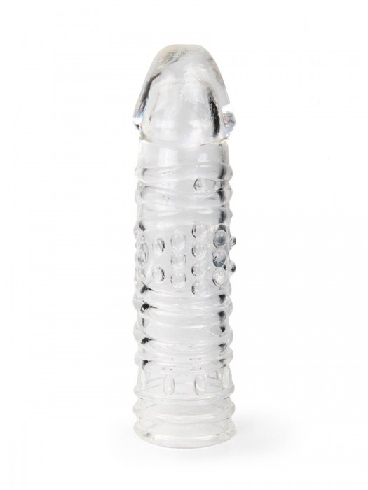 Прозрачная закрытая насадка на пенис - 17 см. - Sex Expert - в Нижнем Тагиле купить с доставкой