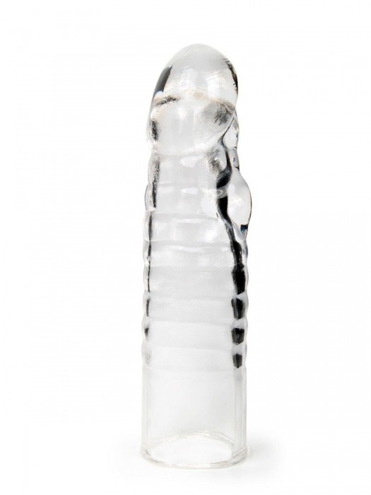 Прозрачная закрытая насадка на член - 15 см. - Sex Expert - в Нижнем Тагиле купить с доставкой