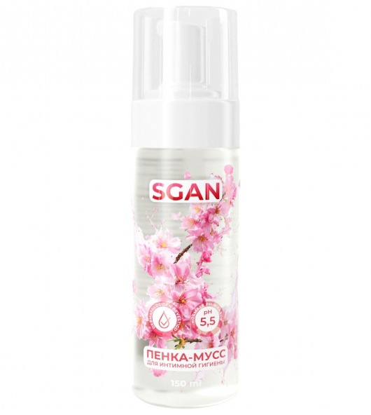 Пенка-мусс для интимной гигиены SGAN с пребиотиками - 150 мл. - SGAN - купить с доставкой в Нижнем Тагиле