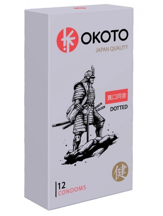 Точечные презервативы OKOTO Dotted - 12 шт. - Sitabella - купить с доставкой в Нижнем Тагиле