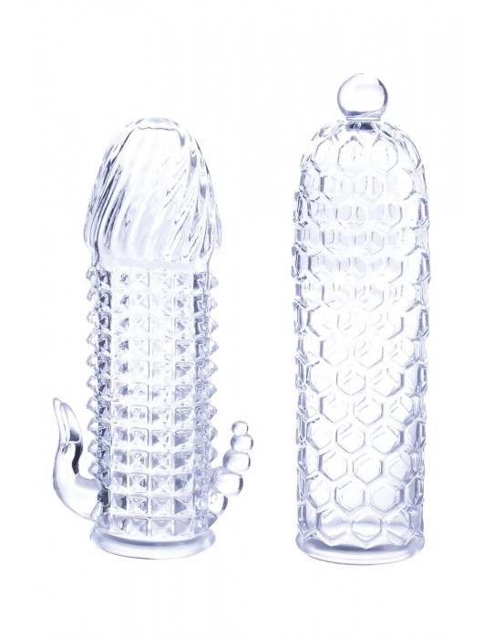 Набор из 2 прозрачных насадок на член Seductive Tickler Sleeves Set - NMC - в Нижнем Тагиле купить с доставкой