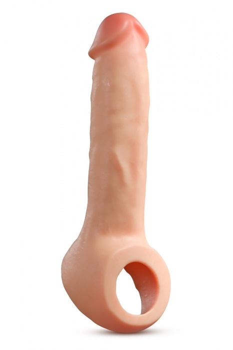 Телесная насадка-удлинитель Thrive 8.75 Inch Realistic Penis Extender Sleeve - 22,2 см. - Blush Novelties - в Нижнем Тагиле купить с доставкой