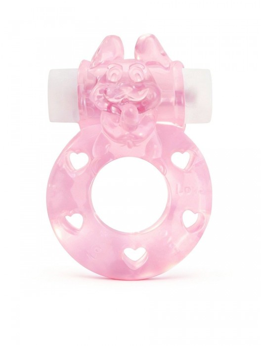 Розовое эрекционное виброкольцо в форме зайчика - 1137 - в Нижнем Тагиле купить с доставкой
