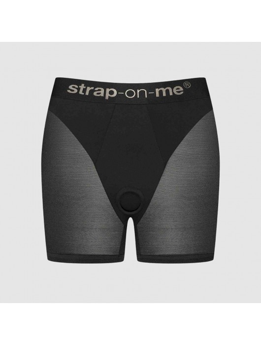 Трусики-шорты для фиксации насадок Strap-on-me Harness Lingerie Halo - size S - Strap-on-me - купить с доставкой в Нижнем Тагиле