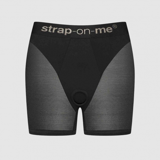 Трусики-шорты для фиксации насадок Strap-on-me Harness Lingerie Halo - size L - Strap-on-me - купить с доставкой в Нижнем Тагиле