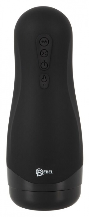 Черный вибромастурбатор с подогревом Masturbator with 3 Functions - Orion - в Нижнем Тагиле купить с доставкой