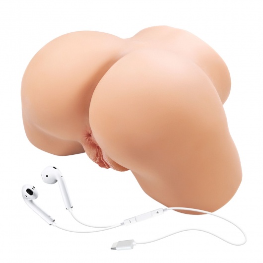 Телесный мастурбатор Olivia с 2 любовными отверстиями - Baile - в Нижнем Тагиле купить с доставкой