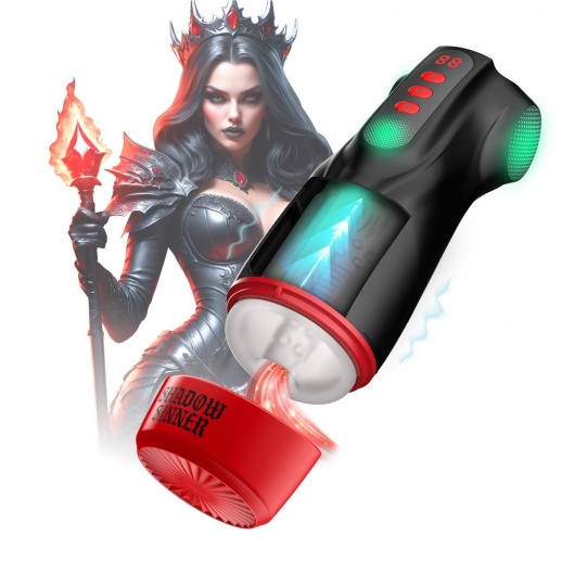 Интерактивный мастурбатор Raven с вакуумом, вибрацией и подсветкой - Shots Media BV - в Нижнем Тагиле купить с доставкой