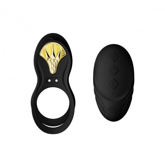 Черное эрекционное виброкольцо Bayek с пультом ДУ - Zalo - в Нижнем Тагиле купить с доставкой