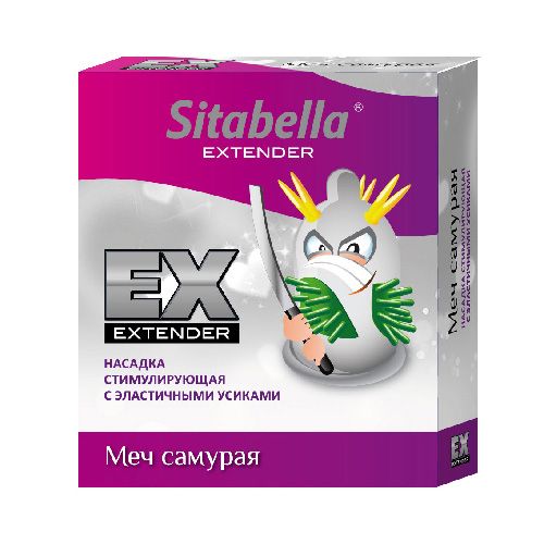 Стимулирующая насадка Sitabella Extender  Меч самурая - Sitabella - купить с доставкой в Нижнем Тагиле